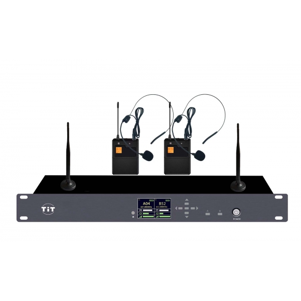 无线一拖二头戴话筒ZR-E1602T