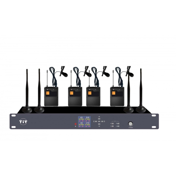 无线一拖四领夹话筒ZR-E1604T