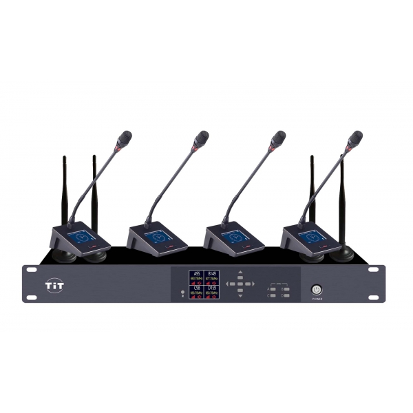 无线一拖四鹅颈会议话筒ZR-E3404