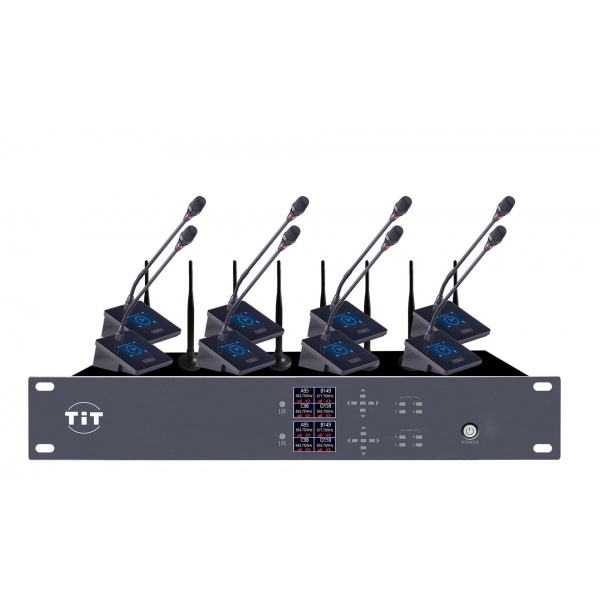 无线一拖八鹅颈会议话筒ZR-E3408