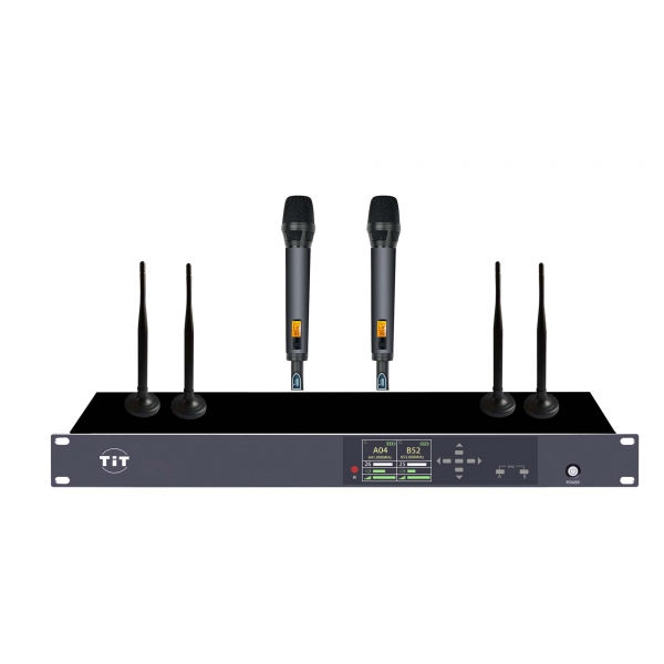 真分集无线一拖二手持话筒ZR-ZE2602