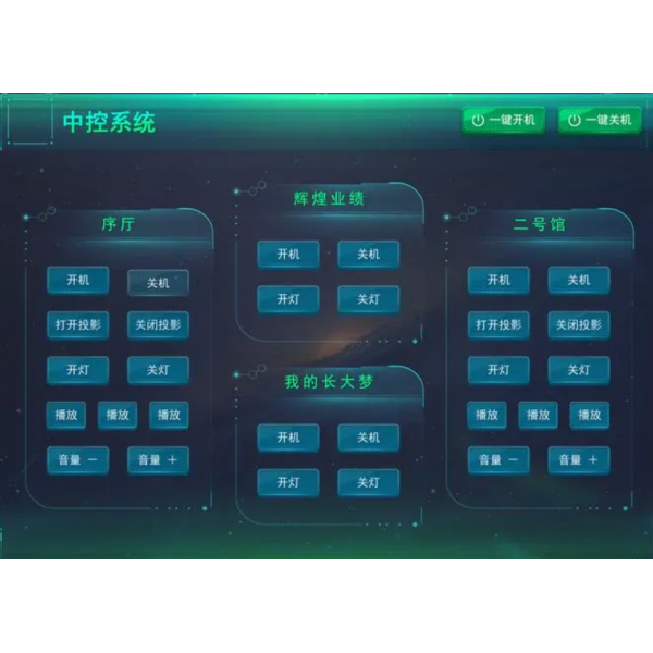 可编程网络中央控制器软件V1.0(界面软件)ZR-ZKA200P
