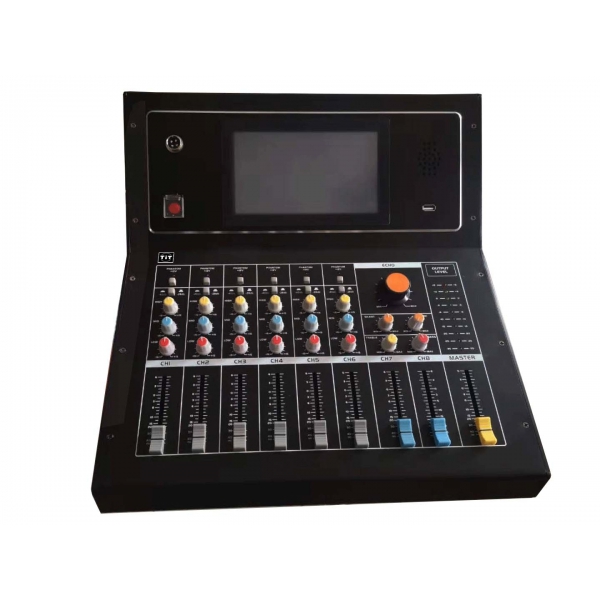 7寸触摸屏IP网络调音台ZR-TY07