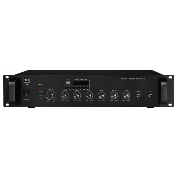 2U带前置合并式广播功率放大器 650W ZR-650W