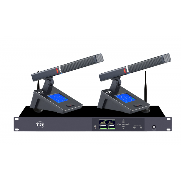 无线一拖二方管会议话筒ZR-F3402