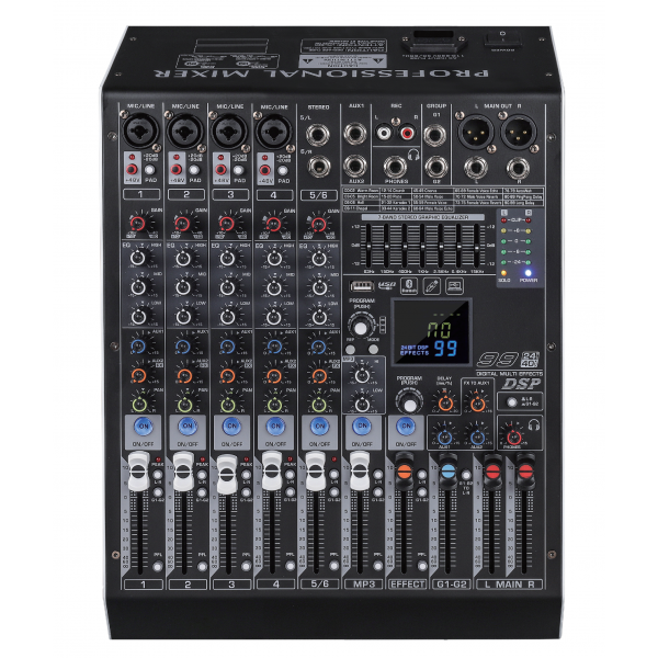 6路调音台 ZR-M62T